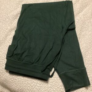 Mens Tommy John Loungewear Jogger Casual Pants Large Pine Green with Pockets